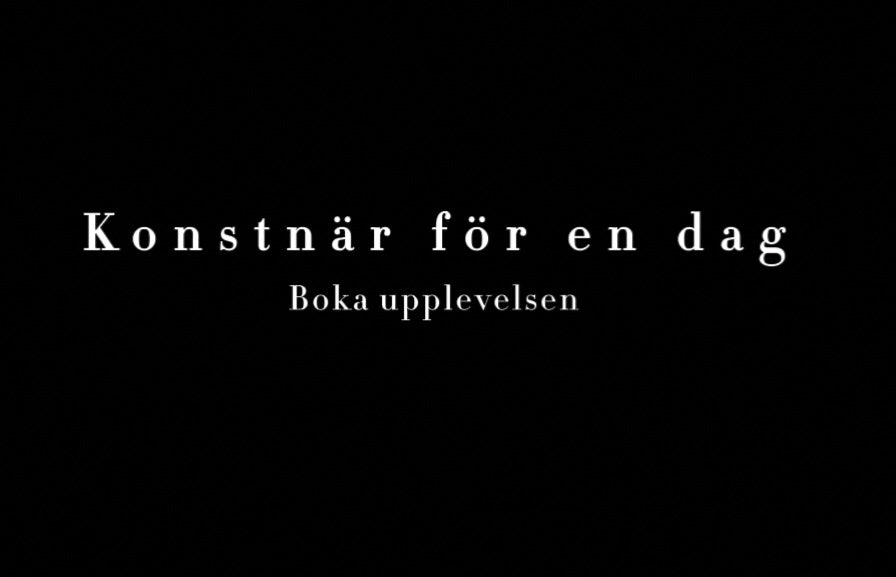 KONSTNÄR FÖR EN DAG